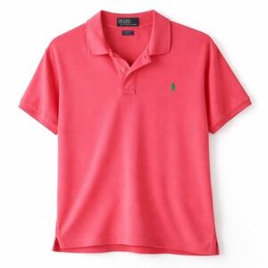 Polo Ralph Lauren The Earth Polo Pink Recycled Polyester Shirt Womens XL